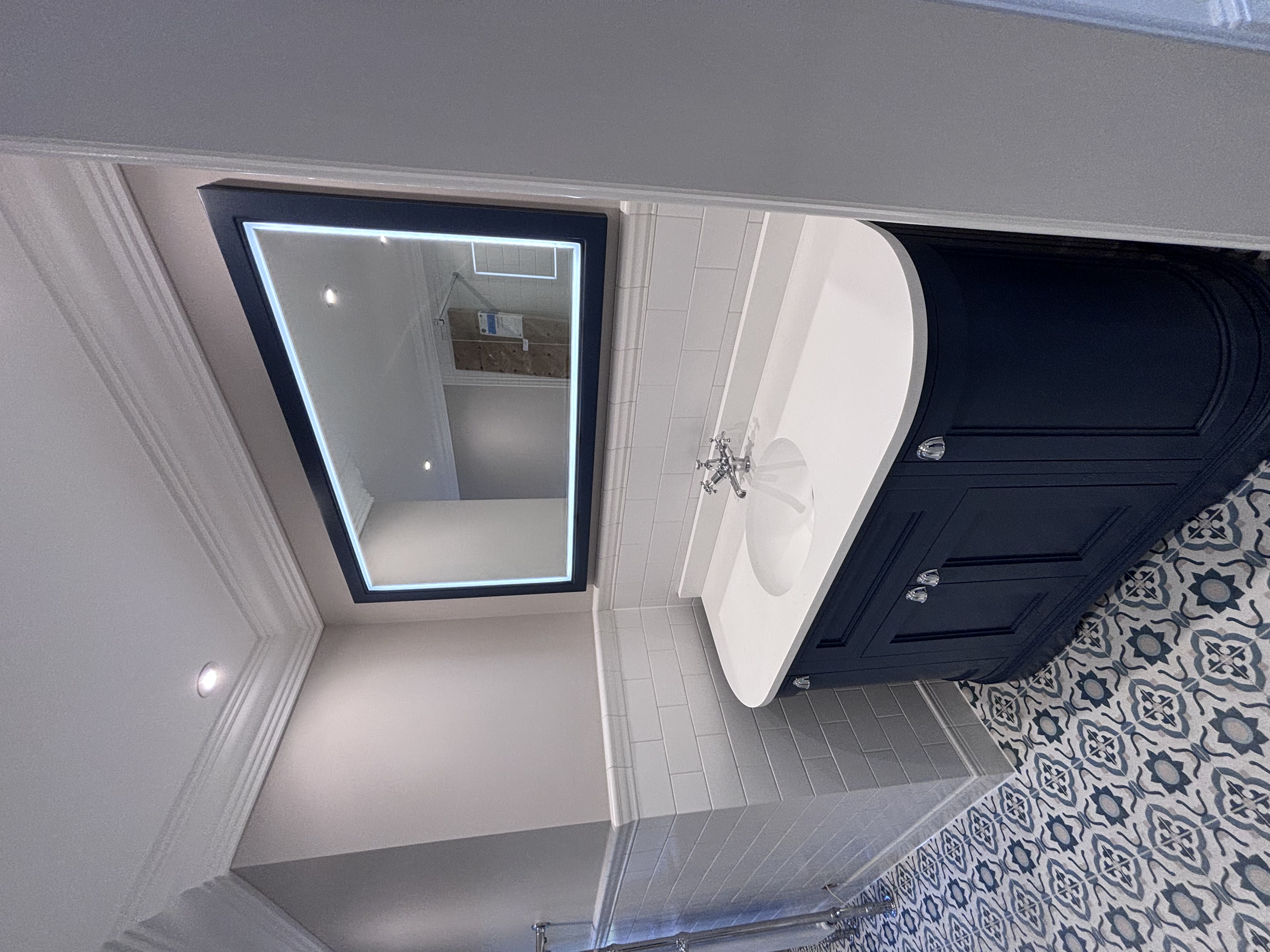 Completed boiler repair with tidy finish